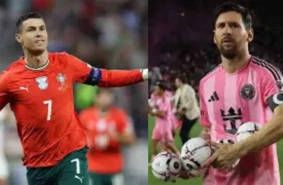 Lionel Messi and Cristiano Ronaldo