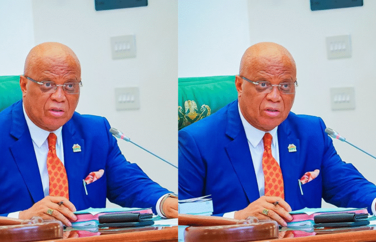 Six Months After Leaving PDP Governor Eno’s Images Still Adorn Party Secretariat - Gossip News Now