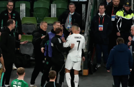 Coaches at Odds Over Ronaldo’s Red Card After Ireland Shock Portugal in Dublin - Gossip News Now