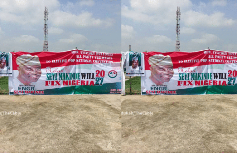 Makinde 2027 Presidential Banners Dominate PDP Convention Venue in Ibadan - Gossip News Now