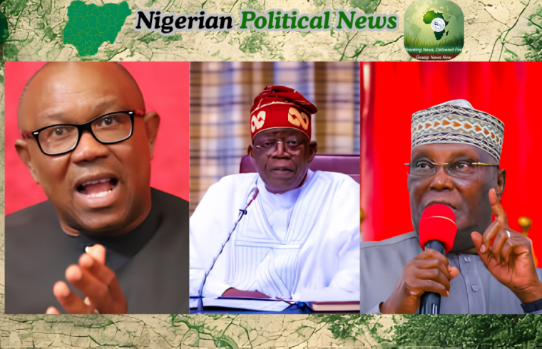 Bola Tinubu ,Atiku Abubakar, Peter Obi