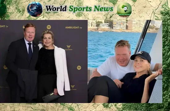 Ronald Koeman and his late wife.