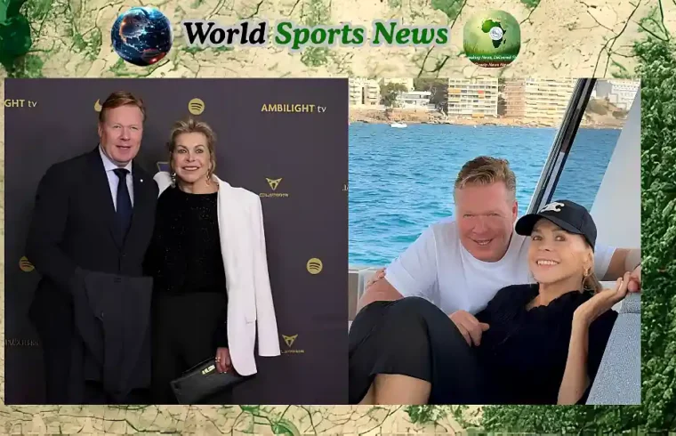 Ronald Koeman and his late wife.