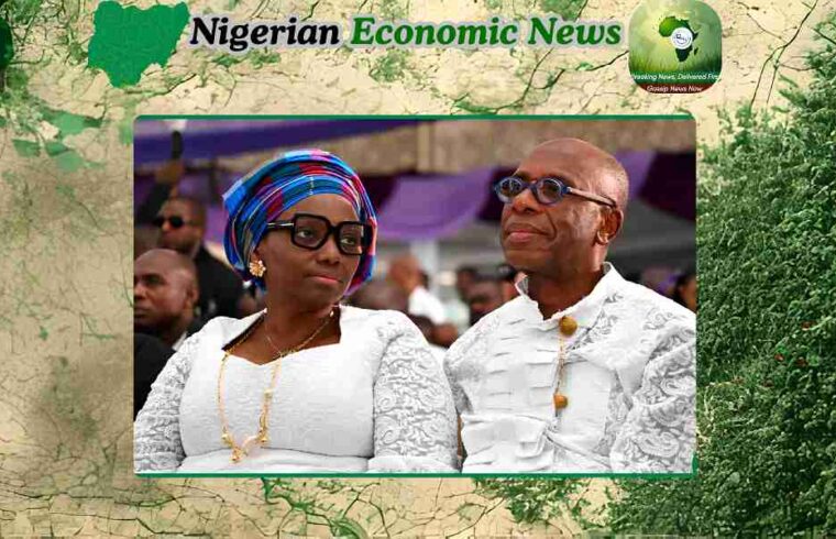Rotimi Amaechi and wife
